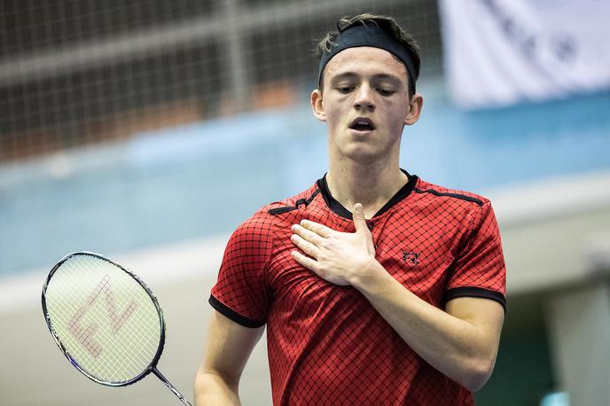 MIha Ivanič | Najboljši slovenski badmintonski igralec Miha Ivanič nadaljuje s serijo solidnih dosežkov.  | Foto Grega Valančič/Sportida