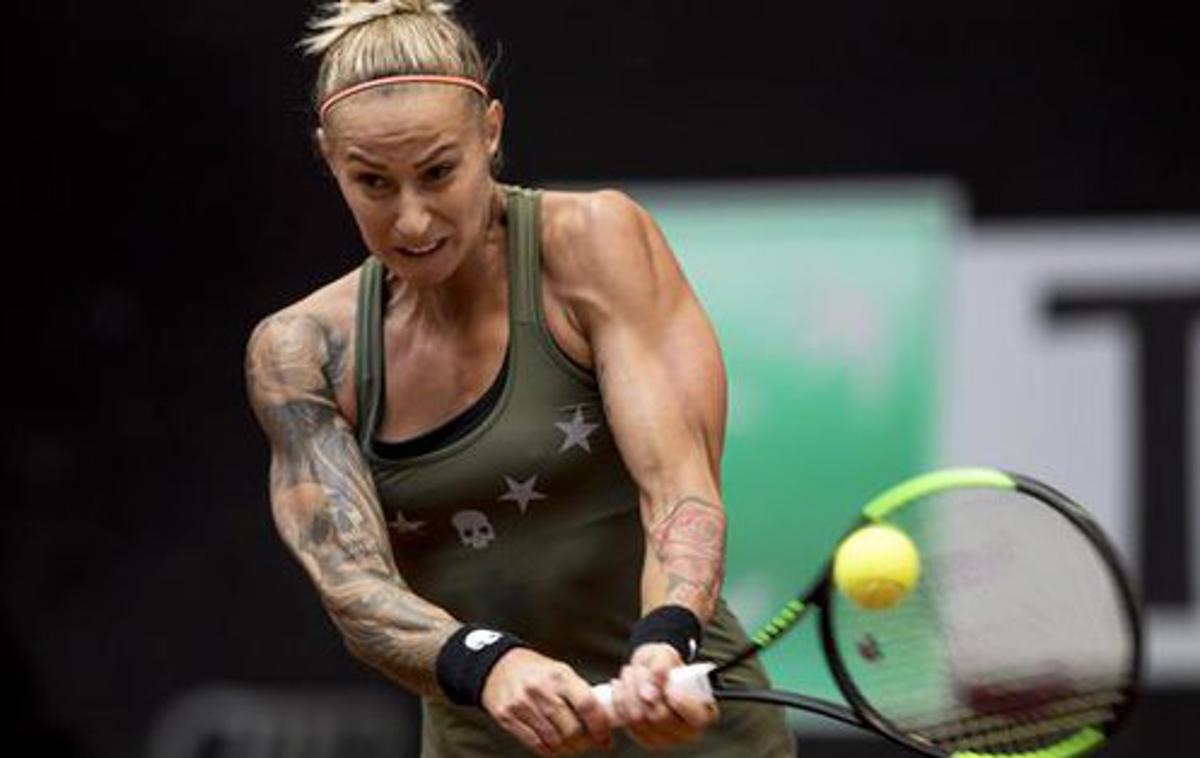 Polona Hercog | Polona Hercog je napredovala v drugi krog Tianjina. | Foto Twitter