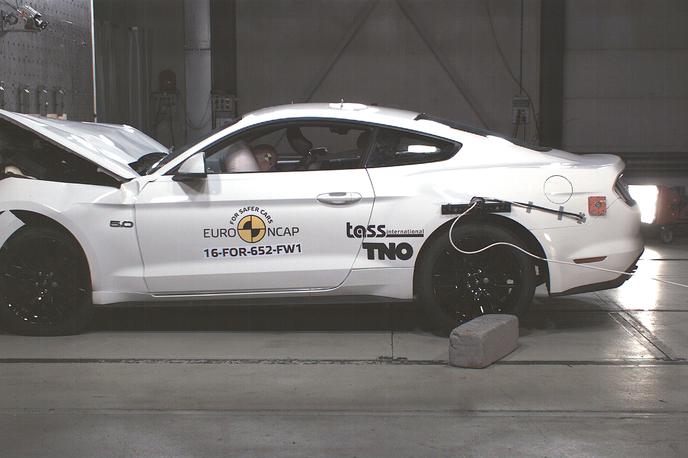 Ford mustang - varnostni test Euro NCAP 2 zvezdici | Foto EuroNCAP