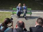 Kolinda Grabar Kitarović obisk pri Borutu Pahorju