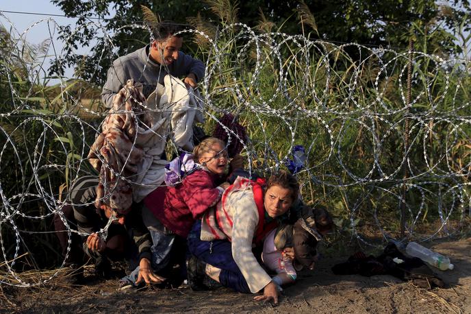 Prebežniki na Madžarskem | Foto Reuters