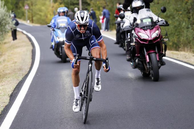 Francoz Julian Alaphilippe drvi proti novemu naslovu svetovnega prvaka.  | Foto: Guliverimage/Vladimir Fedorenko