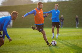 Slovenska nogometna reprezentanca Trening