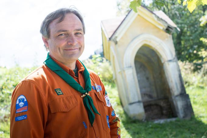 P. Branko Cestnik, teolog skavt in bloger | Foto: Klemen Korenjak