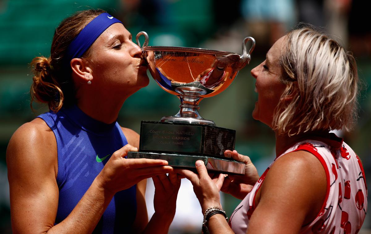 Bethanie Mattek-Sands in Lucie Šafarova | Foto Getty Images