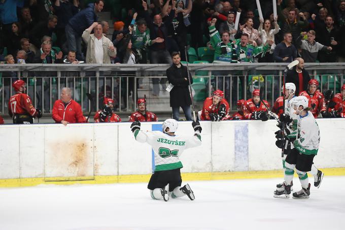 Za Olimpijo je odločilni gol dosegel Žan Jezovšek. | Foto: Matic Klanšek Velej/Sportida