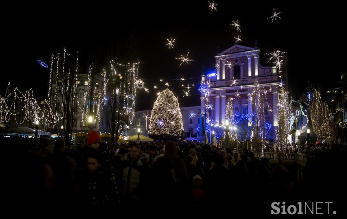 Ljubljana | Ljubljana je bila decembra lani polna ljudi. Bo letos drugače? | Foto Ana Kovač