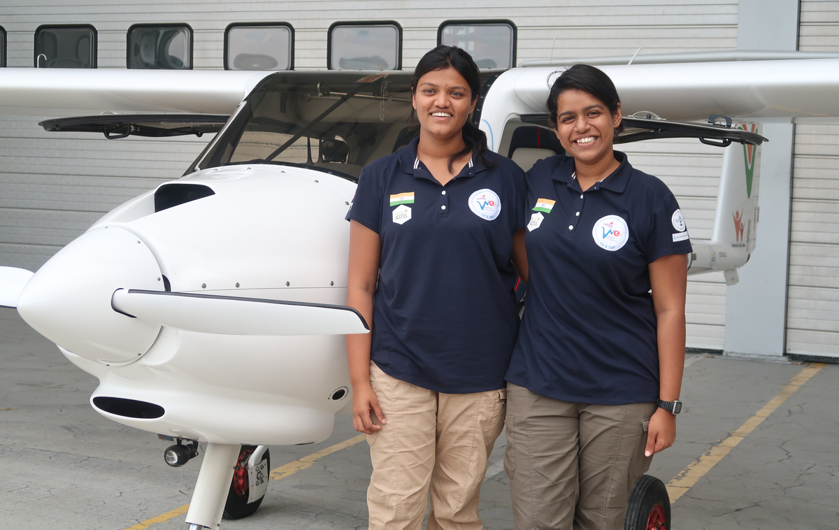 pipistrel | Pilotki Aarohi Pandit in Keithair Misquitta | Foto STA