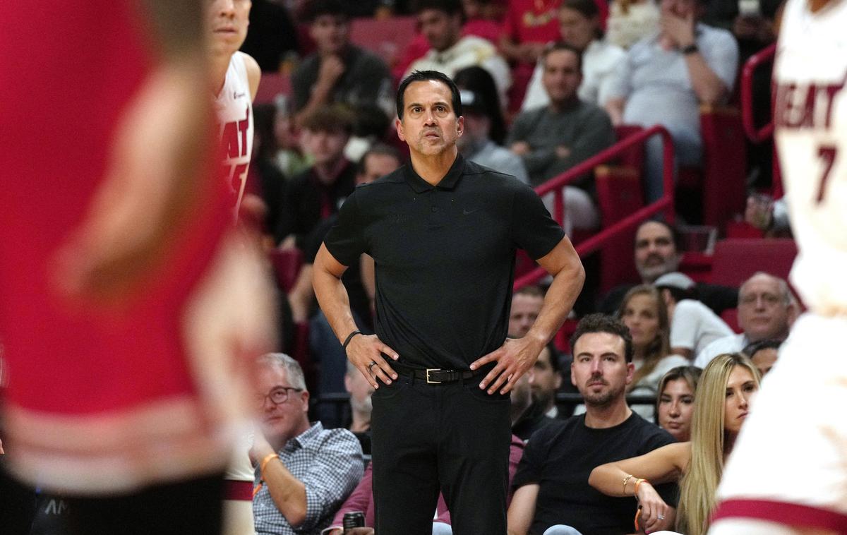 Erik Spoelstra | Erik Spoelstra je v ligi NBA kot trener vknjižil že 725 zmag. | Foto Reuters