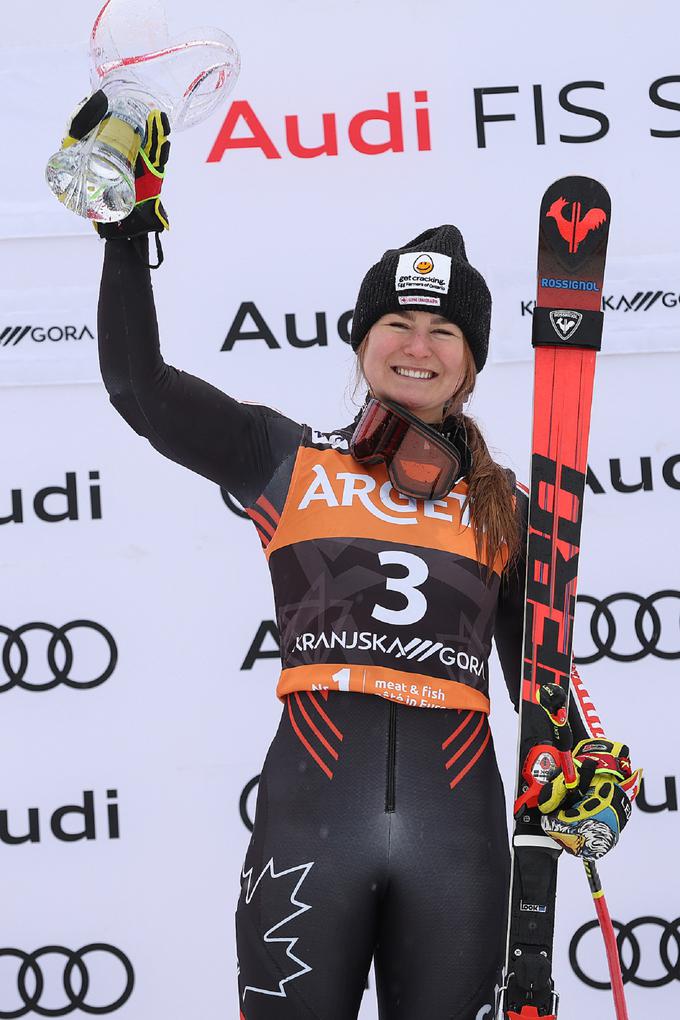 Valerie Grenier je lani na Zlati lisici dosegla svojo prvo zmago v svetovnem pokalu, letos pa še drugo. | Foto: Reuters