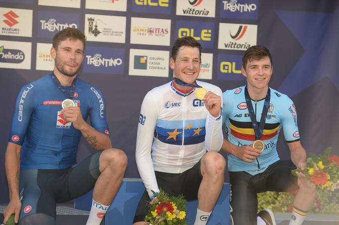 Belgijske barve bo zastopal Remco Evenepoel, ki se skokovito vrača na zmagovalne tirnice po predlanski poškodbi na Dirki po Lombardiji. Na kronometru EP je bil tretji.  | Foto: Guliverimage/Vladimir Fedorenko