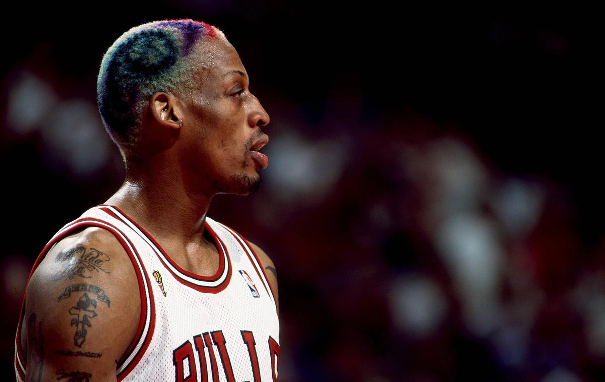 Dennis Rodman | Dennis Rodman je velikokrat poskrbel za incidente tako na igrišču kot zunaj njega. | Foto Guliverimage