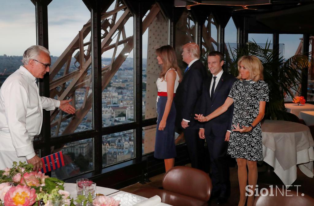 donald trump, melania trump, emmanuel macron, brigitte trogneux