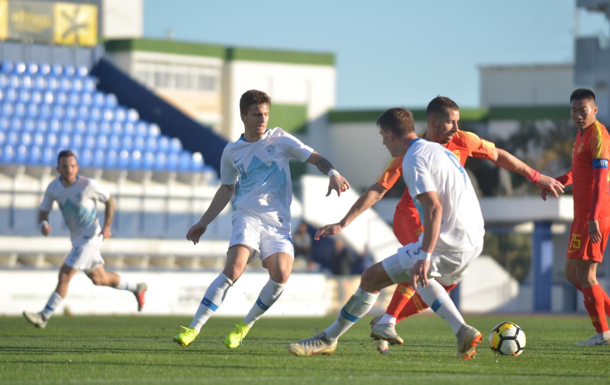 Luka Zahović | Luka Zahović je zabil prvi gol za Slovenijo v Španiji, Andres Vombergar je prispeval drugega. | Foto nzs.si