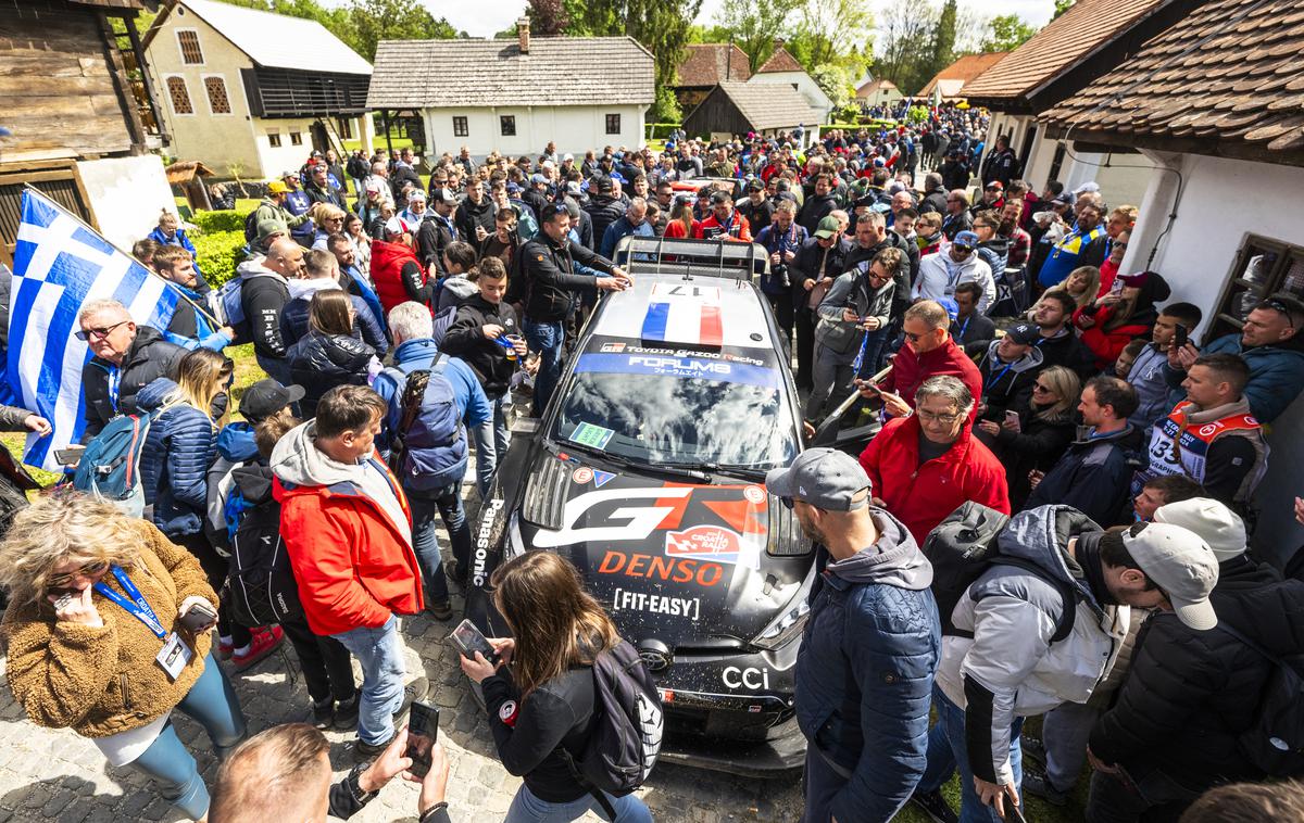 Croatia WRC 2024 | Vselej odlično obiskana in tudi tekmovalno razburljiva hitrostna preizkušnja v Kumrovcu. | Foto Red Bull