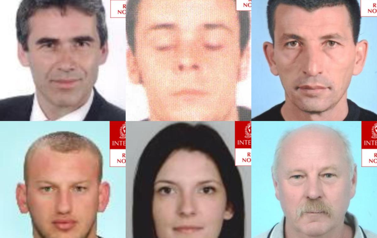 interpol iskani slovenci | Foto Interpol