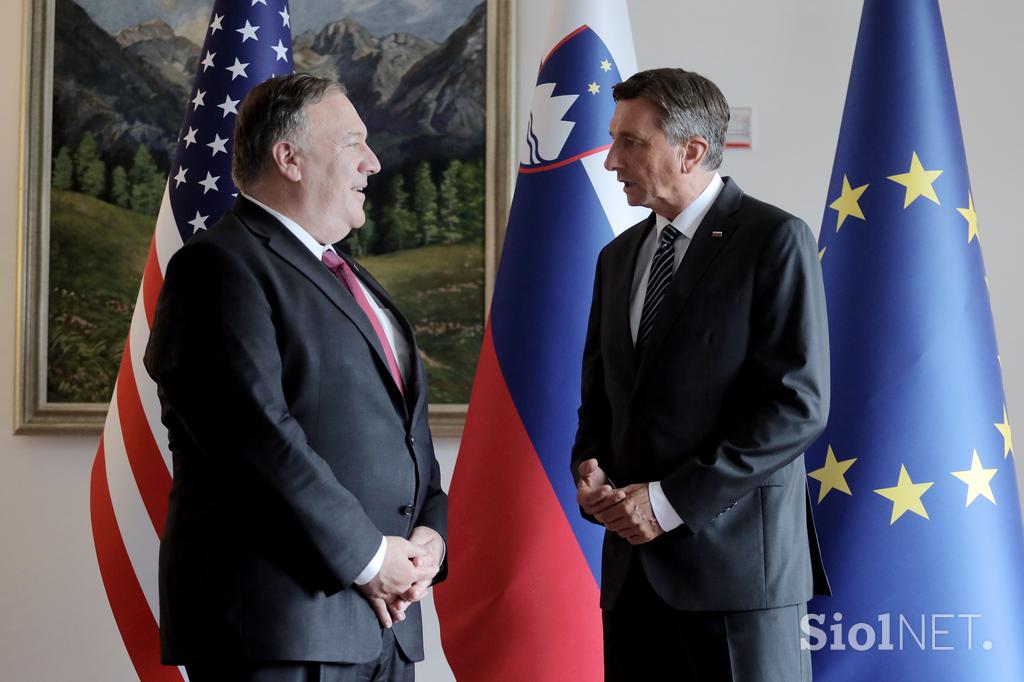 Mike Pompeo Borut Pahor