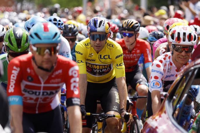 TDF22, tretja etapa, Wout van Aert | Wout van Aert je bil kaznovan po tretji etapi. | Foto Reuters