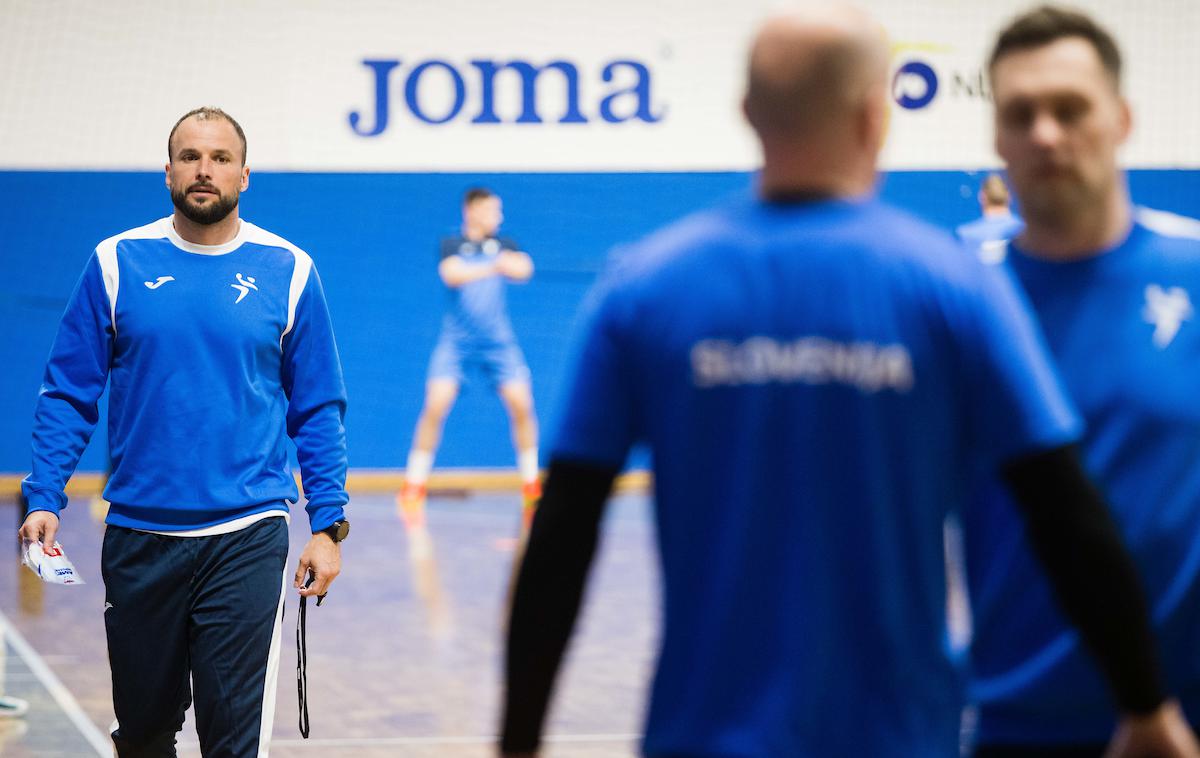 slovenska rokometna reprezentanca, trening, Uroš Zorman | Izbranci Uroša Zormana bodo v soboto dobili tekmece za svetovno prvenstvo 2023.  | Foto Grega Valančič/Sportida