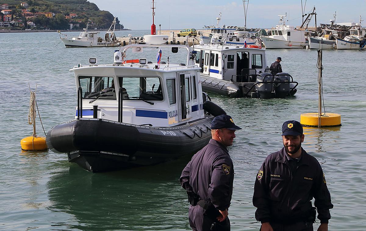 Slovesnost ob splovitvi dveh novih policijskih čolnov v Kopru. | Foto Zdravko Primožič/FPA