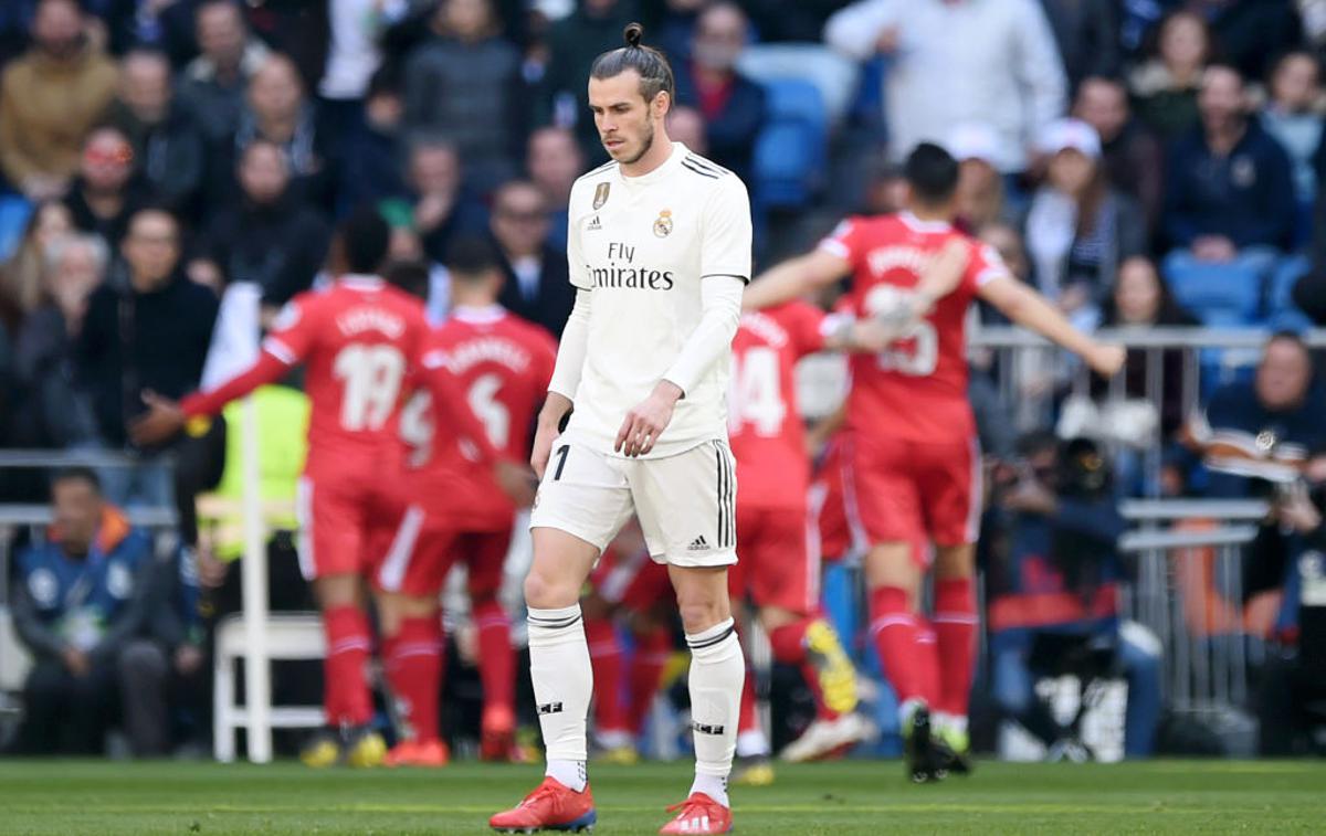 Gareth Bale | Real Madrid si je na svojem Santiagu Bernabeu privoščil hud spodrsljaj. | Foto Gulliver/Getty Images