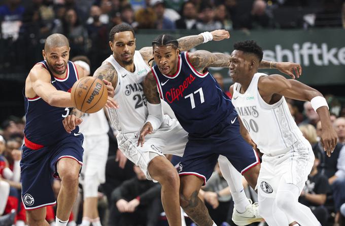 Dallas Mavericks so s 17 zmagami in 10 porazi trenutno na četrtem mestu zahodne konference lige NBA. | Foto: Reuters