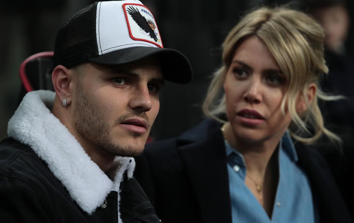 Mauro Icardi, Wanda Nara | Mauro Icardi je pri Interju prečrtan, so še enkrat sporočili iz kluba in na laž postavili njegovo ženo Wando Nara. | Foto Getty Images