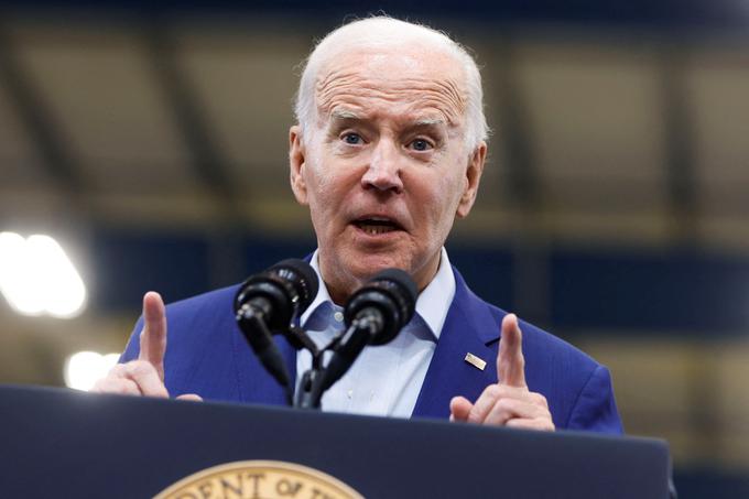 "Obstajati mora pot do palestinske države," je dejal Biden.  | Foto: Reuters