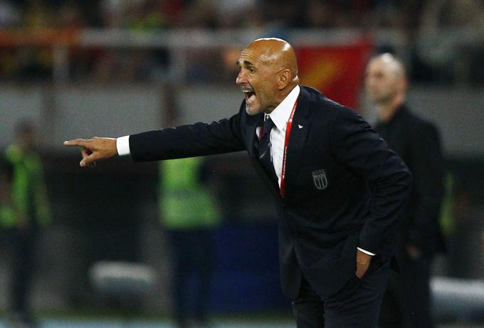 Luciano Spalletti vodi danes prvič Azzurre na stadionu Toše Proeski. | Foto: Reuters