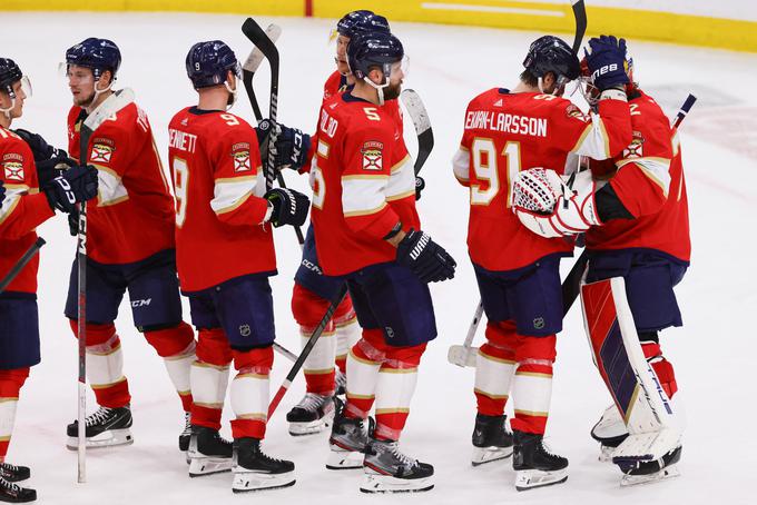 Florida Panthers so na prvi tekmi končnice Tampo premagali s 3:2. | Foto: Reuters