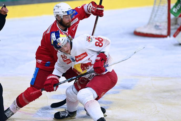 Ec KAC : Salzburg, Jan Muršak | Jan Muršak je v zaključku druge tretjine zadel za vodstvo Celovca s 3:2. | Foto EC-KAC/Pessentheiner