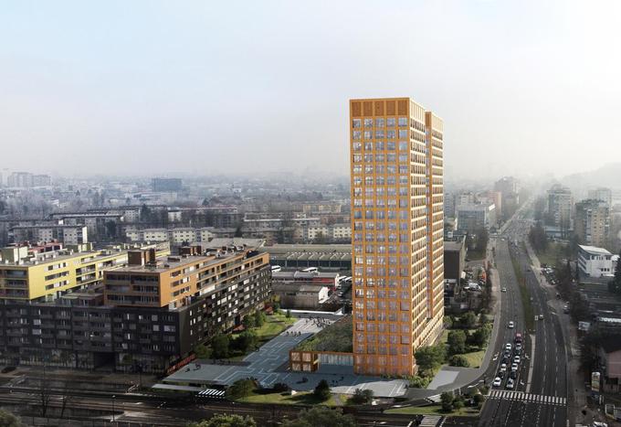 Stanovanjsko-poslovni kompleks Celovška dvojčka | Foto: Spektra Invest