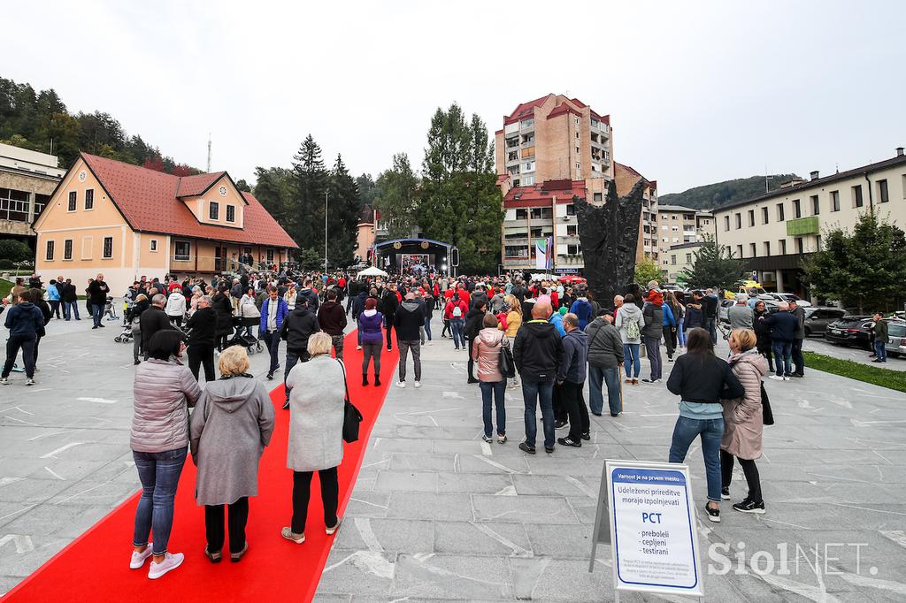 Sprejem Primoža Rogliča - Zagorje ob Savi