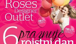 Dodatni popusti za 6. rojstni dan Roses Outlet centra