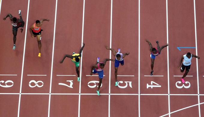 Razplet teka na 100 metrov. | Foto: Reuters