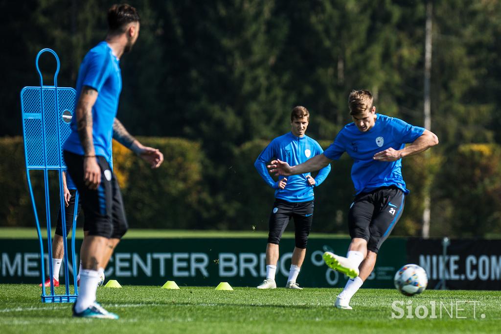 Slovenska nogometna reprezentanca Trening Brdo