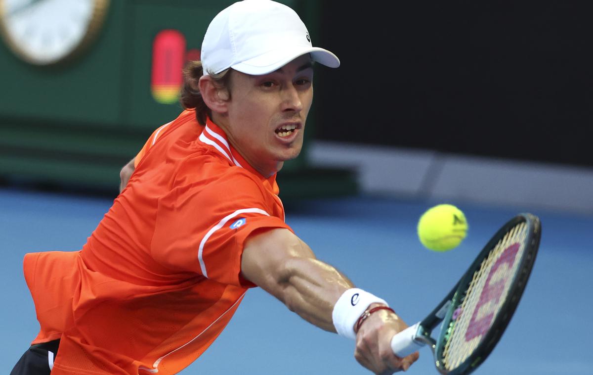 Alex de Minaur | Alex De Minaur je v četrtfinalu ugnal Stefanosa Cicipasa. | Foto Guliverimage