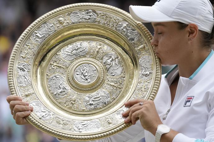 Ashleigh Barty | Avstralka je prvič v karieri slavila na "sveti travi". | Foto Guliverimage