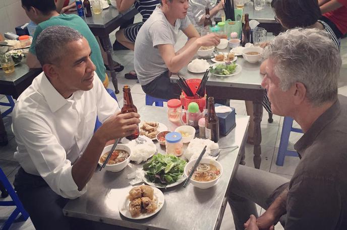 Obama in Bourdain | Foto Instagram