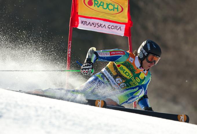 Kranjska Gora, 5. 3. 2011: prvi nastop Žana Kranjca v svetovnem pokalu. | Foto: Vid Ponikvar