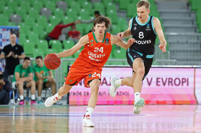 Cedevita Olimpija Wolves Vilnius Jaka Klobučar | Jaka Klobučar je v lanski sezoni igral za Cedevito Olimpijo, zdaj bo oblekel dres Slovana. | Foto www.alesfevzer.com