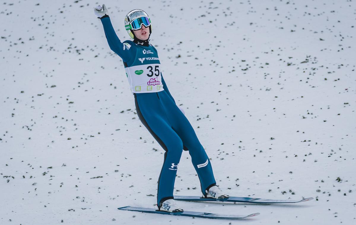 Timi Zajc | Timi Zajc je bil razpoložen na ekipni tekmi in pomagal Sloveniji do drugega mesta. | Foto Sportida