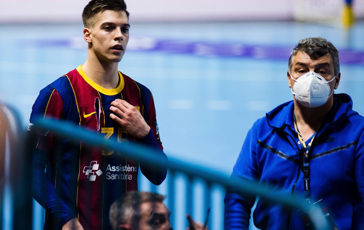 RK Celje Pivovarna Laško : Barcelona, liga prvakov, Domen Makuc | Domen Makuc je pri zmagi Barcelona nad Ukrajinci prispeval tri zadetke. | Foto Grega Valančič/Sportida