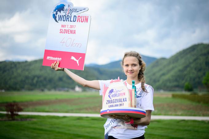 Zormanova je lani slavila že na slovenskem teku Wings For Life. | Foto: Red Bull