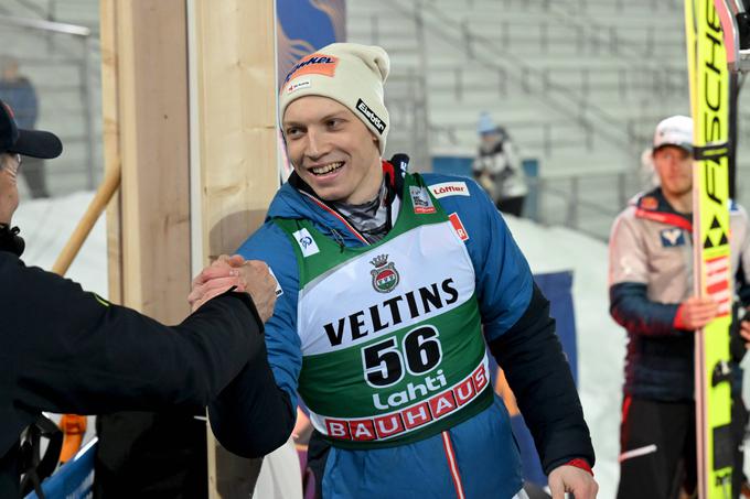 Jan Hörl je z odličnim finalnim skokom slavil v Lillehammerju. | Foto: Guliverimage