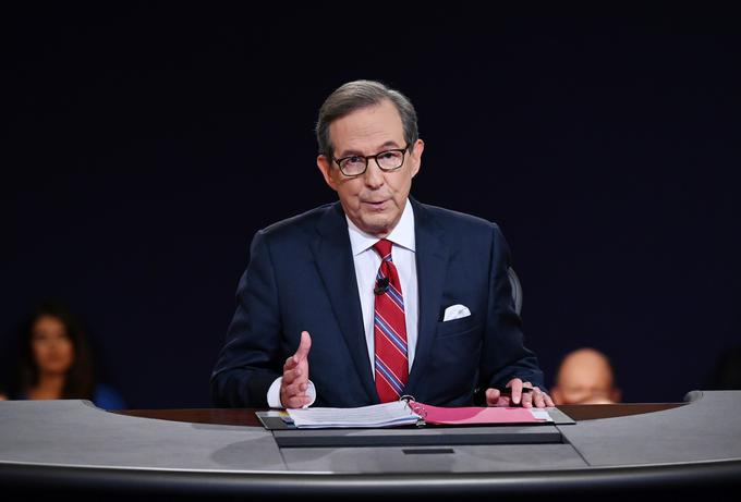 Voditelj Chris Wallace s televizije Fox News je Trumpa večkrat opozoril, naj neha prekinjati nasprotnika, vendar zaman. | Foto: Reuters