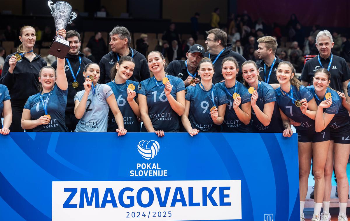 Calcit Volley | Kamničanke so letošnje pokalne zmagovalke. | Foto Jure Banfi