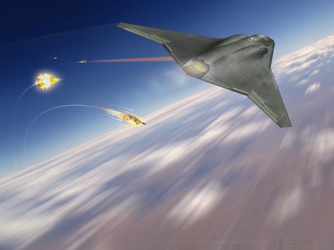 Samoobrambni visokoenergijski laserski ščit (SHiELD - Self-Protect High Energy Laser Demonstrator) | Foto: Northrop Grumman