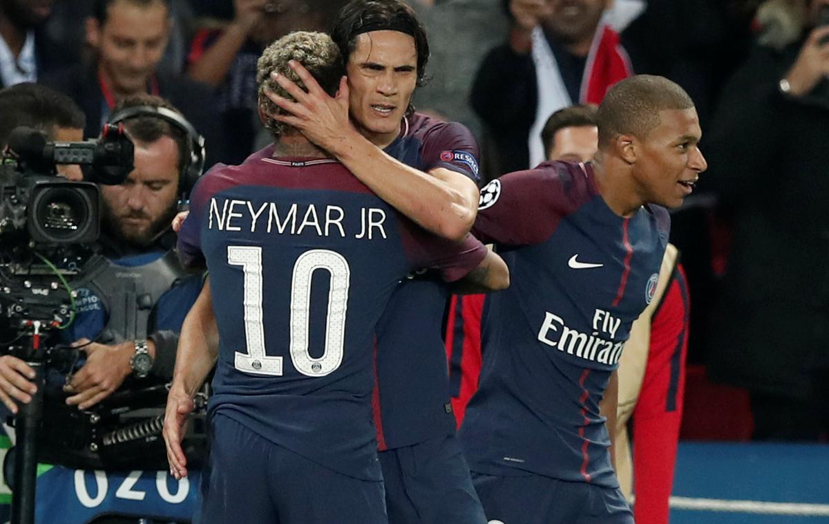 Cavani Mbappe Neymar | Foto Reuters