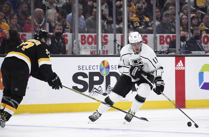 Anže Kopitar je gostoval v dvorani TD Garden, v kateri je v nedeljo v ligi NBA z Brooklyn Nets v Bostonu gostoval Goran Dragić. | Foto: Reuters